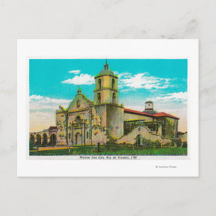 Mission San Luis, Rey de FranciaOceanside, CA Postcard