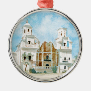 Mission San Xavier del Bac Metal Ornament