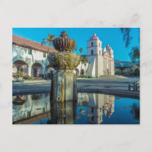 Mission Santa Barbara Postcard