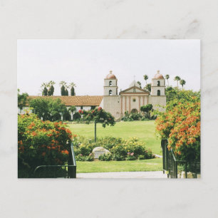 Mission Santa Barbara Postcard