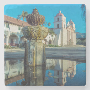 Mission Santa Barbara Stone Coaster