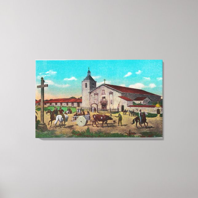 Mission Santa Clara de AsisSanta Clara, CA Canvas Print (Front)