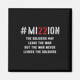 Mission Save 22 A Day Veteran Lives Suicide Awaren Magnet
