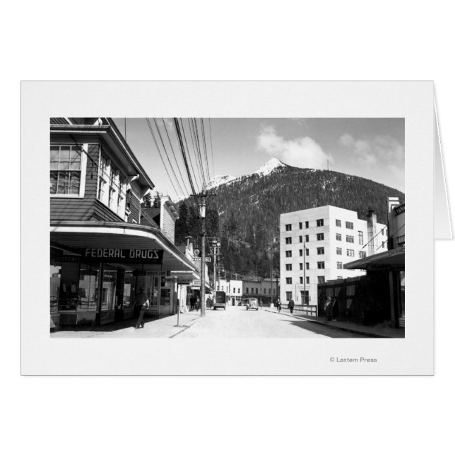 Mission Street dans le centre de Ketchikan (Devant horizontal)