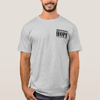 MISSION : T-shirt de base de poche d'ESPOIR