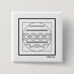 Mission / Task Symbol  2 Inch Square Button