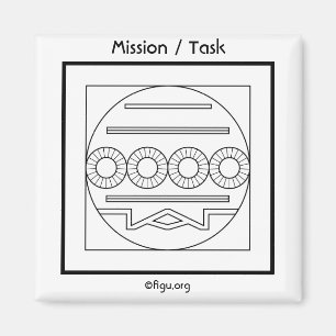 Mission / Task Symbol Magnet
