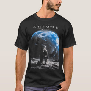 Mission To The Moon Astronaut Artemis 2026 Rocket T-Shirt
