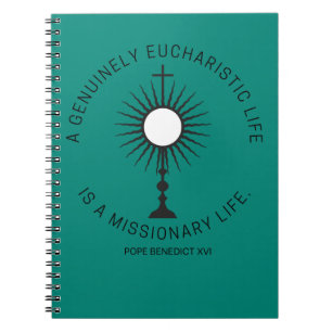 Missionary Life Quote Spiral Photo Notebook