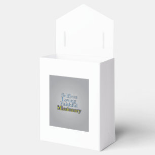 Missionary Loving Faithful Favor Box