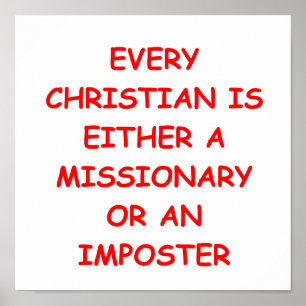 MISSIONARY POSTER
