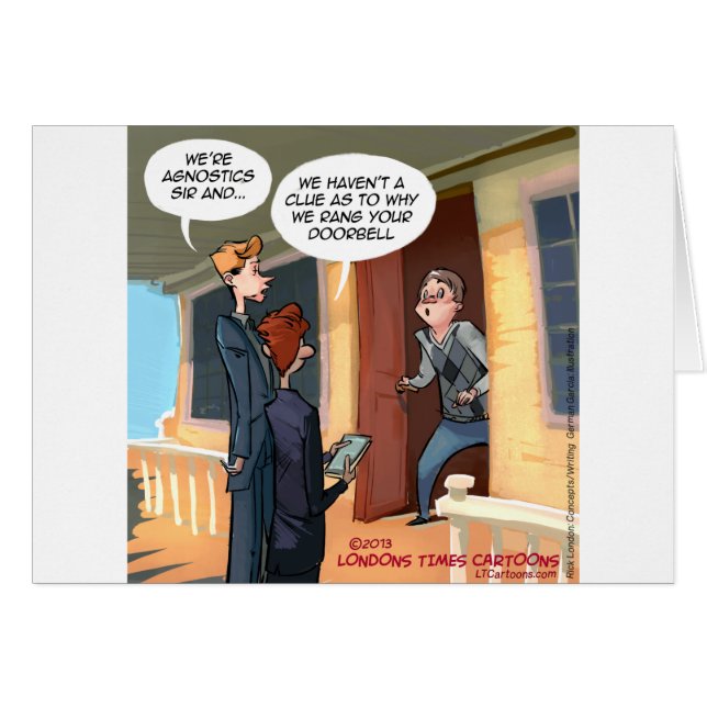 Missionnaires agnostiques drôle (Devant horizontal)