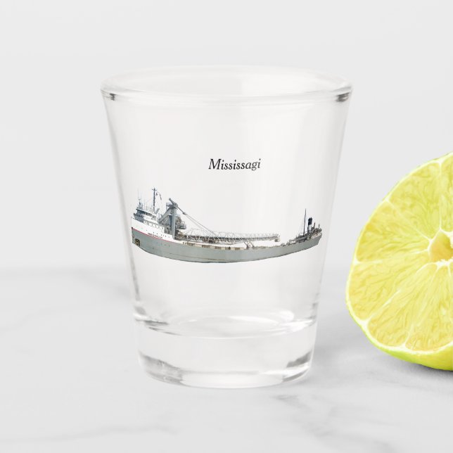 Mississagi shot glass (Front)