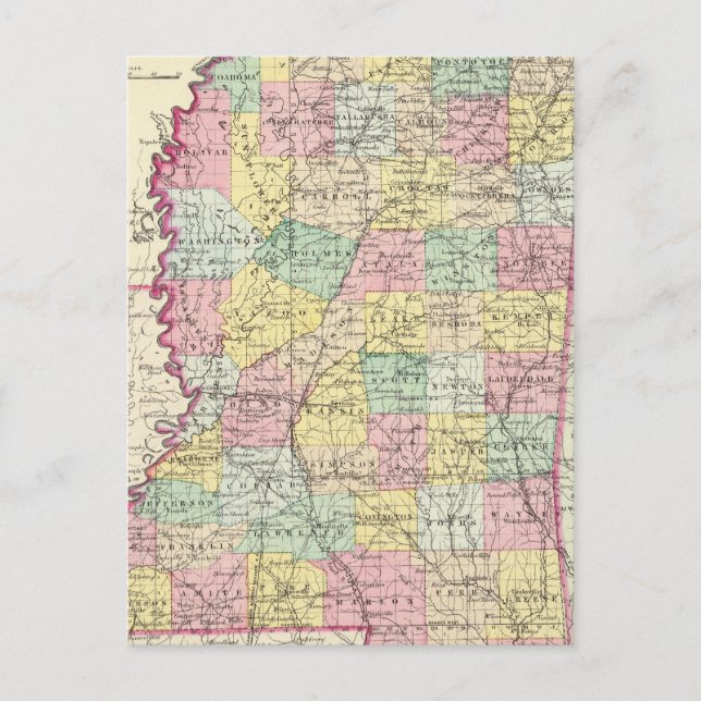 Mississippi 10 postcard (Front)