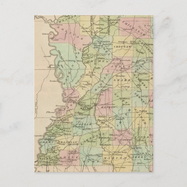 Mississippi 3 postcard (Front)