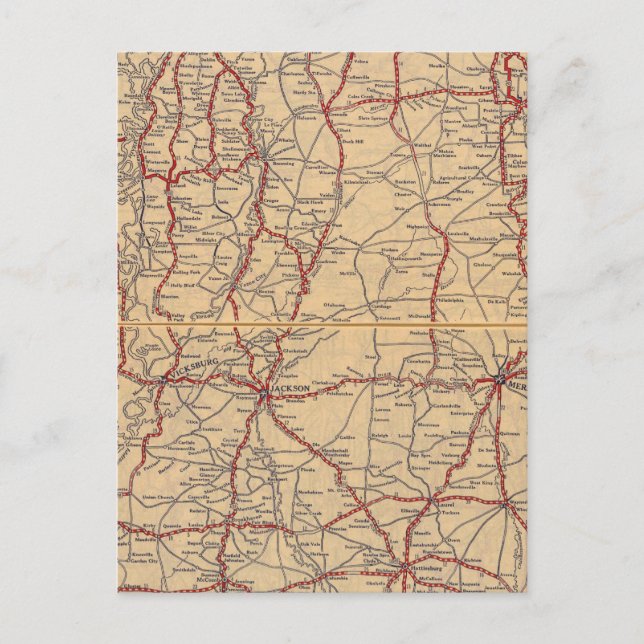 Mississippi 6 postcard (Front)