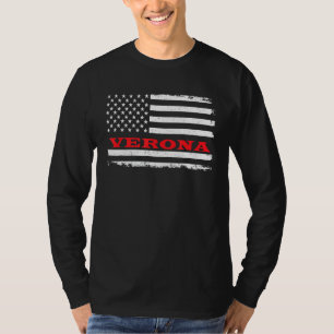Mississippi American Flag Verona Usa Patriotic Sou T-Shirt