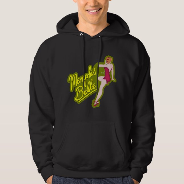 Mississippi Belle WWII Nose Art Hoodie (Front)