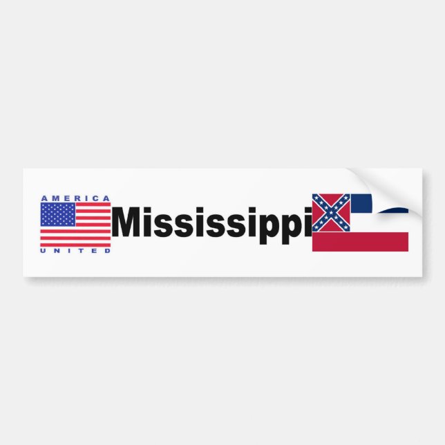 Mississippi Bumper Sticker (Front)