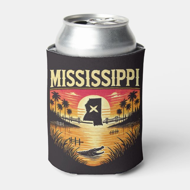 Mississippi Can Cooler (Can Front)