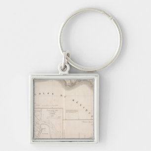 Mississippi canal delta keychain