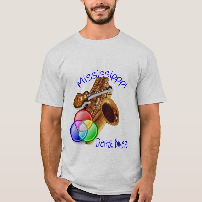 Mississippi Delta Blues T-Shirt (Front)