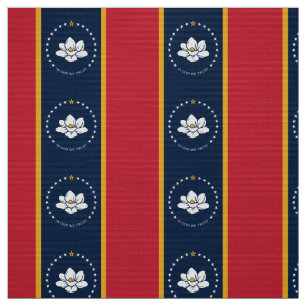 Mississippi Flag - New Magnolia Flag Fabric