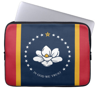 Mississippi Flag - New Magnolia Flag Laptop Sleeve