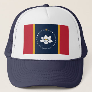 Mississippi Flag - New Magnolia Flag Trucker Hat