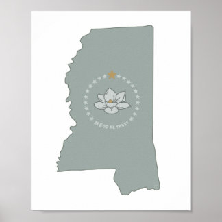 Mississippi flag poster