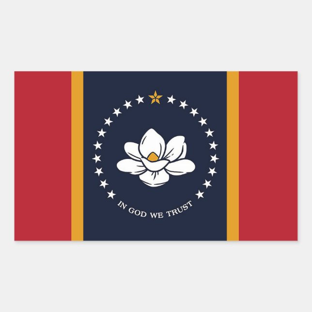 Mississippi Flag Sticker (Front)