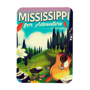Mississippi For adventure Magnet