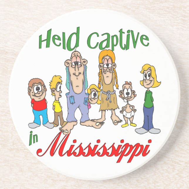 Mississippi Funny Trailer Park Dessous de verre de (Devant)