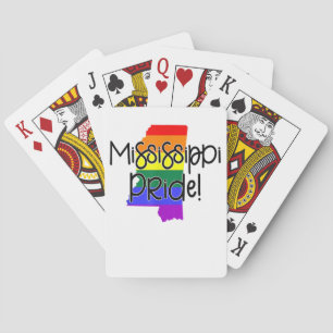 Mississippi Gay Pride  Playing Cards