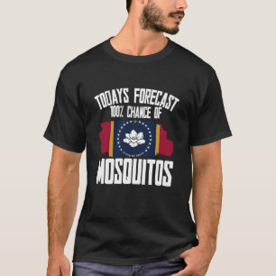 Mississippi Heritage Magnolia Mississippi Flag Mos T-Shirt