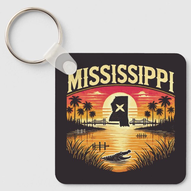 Mississippi Keychain (Front)