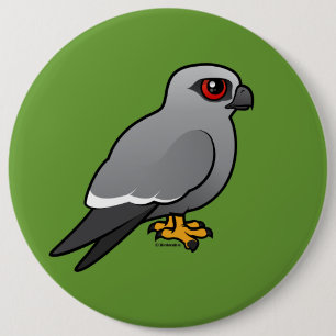 Mississippi Kite 6 Inch Round Button