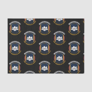 MISSISSIPPI MAGNOLIA STATE FLAG TISSUE PAPER