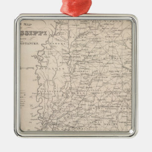 Mississippi Metal Ornament