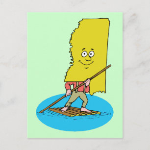 Mississippi MS Vintage Travel Souvenir Postcard