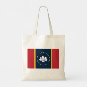 mississippi new flag usa united states america mag tote bag