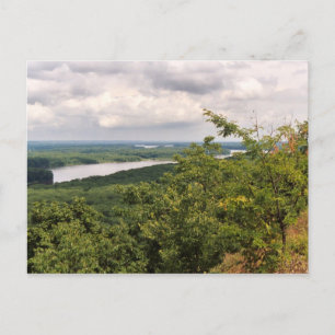 Mississippi Overlook carte postale Sud