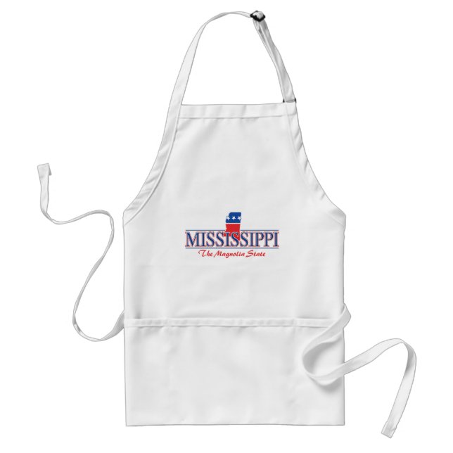 Mississippi Patriotic Apron (Front)