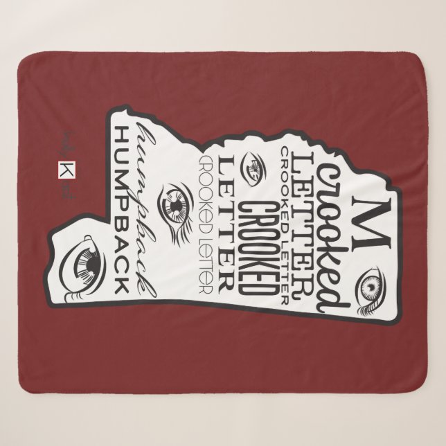 Mississippi Red Sherpa Blanket (Front (Horizontal))