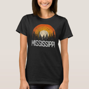 Mississippi  Retro Style Vintage 70s 80s Men Women T-Shirt