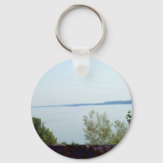 Mississippi River at Vicksburg Keychain (Front)