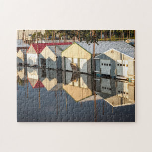Mississippi river boathouses photo puzzle
