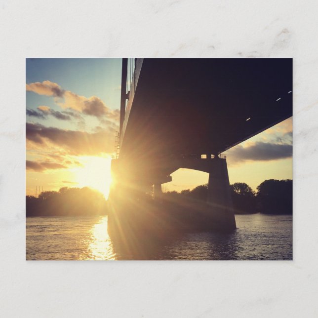 mississippi river sunset cruise postcard (Front)