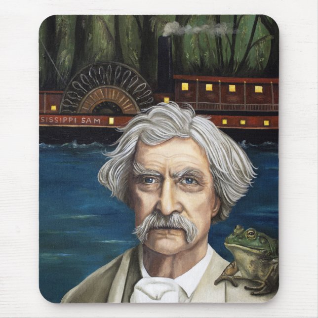 Mississippi Sam Aka Mark Twain Mouse Pad (Front)