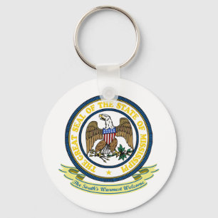 Mississippi Seal Keychain